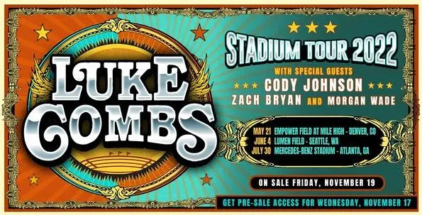 luke combs cody johnson tour