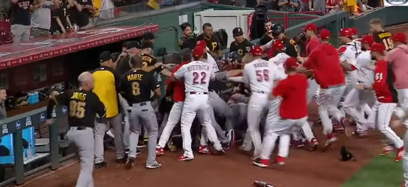 Baseball Fight! Six Players, Two Coaches Ejected After RedsPirates