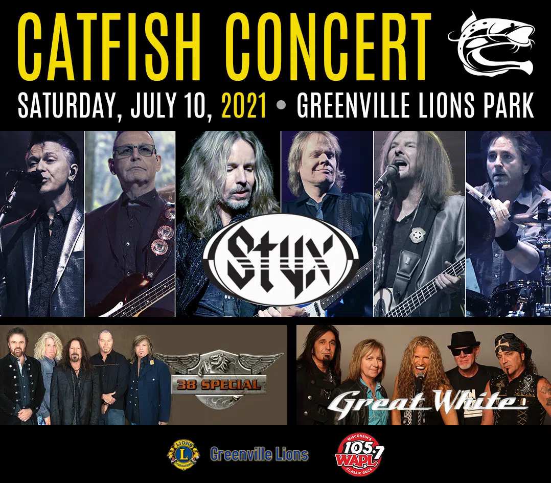 Greenville Lions Catfish Concert SOLD OUT 105.7 WAPL Wisconsin's
