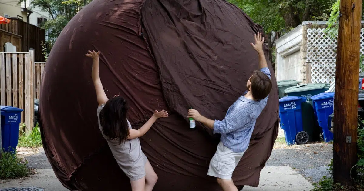 WATCH Massive Boulder Crashes Through House Narrowly Missing Owner