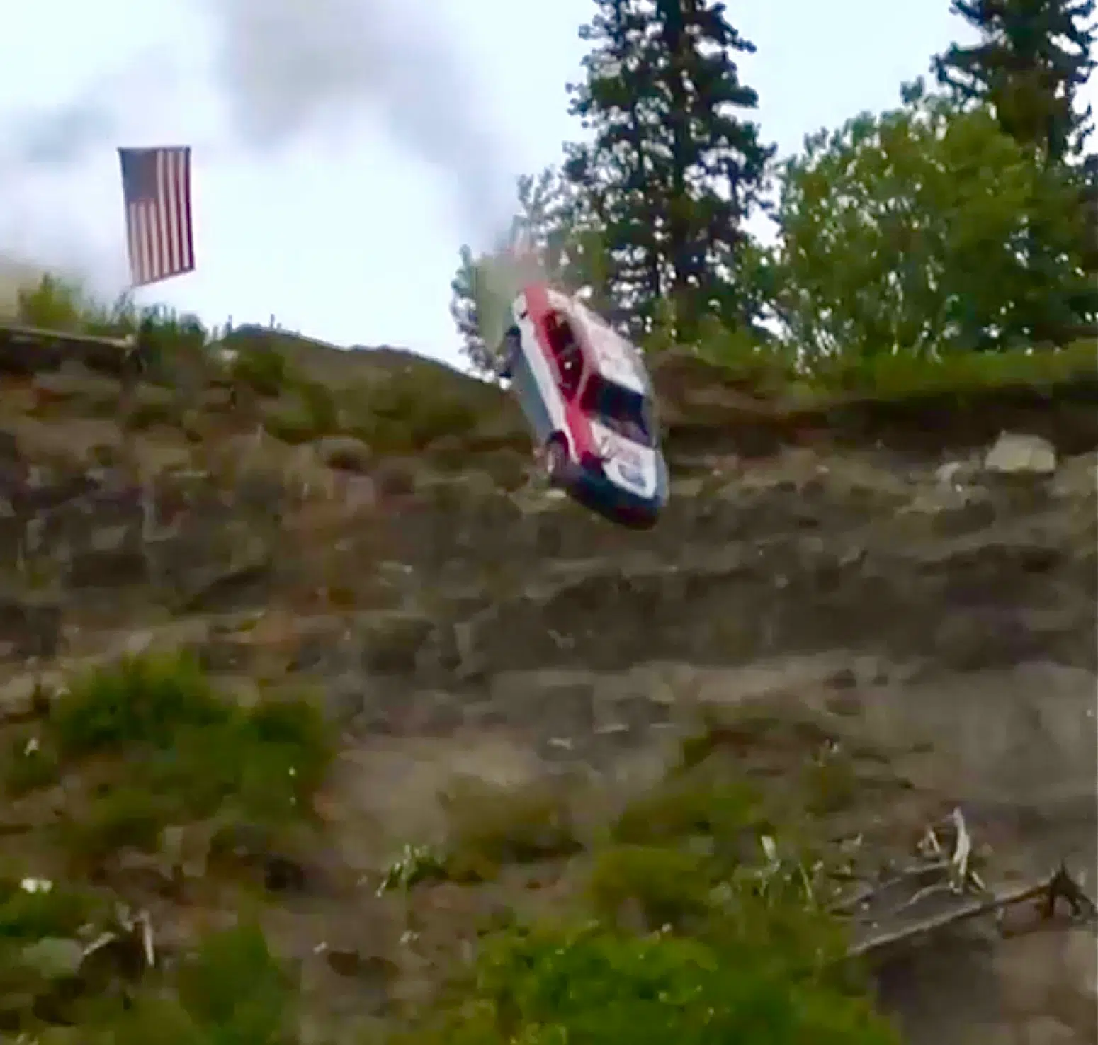 Murica! They Launched Cars Off a 300-Foot Cliff to Celebrate the 4th ...