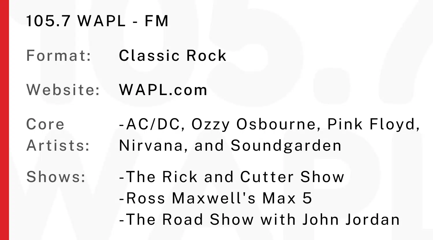 Advertise with Us | 105.7 WAPL | Wisconsin's Classic Rock