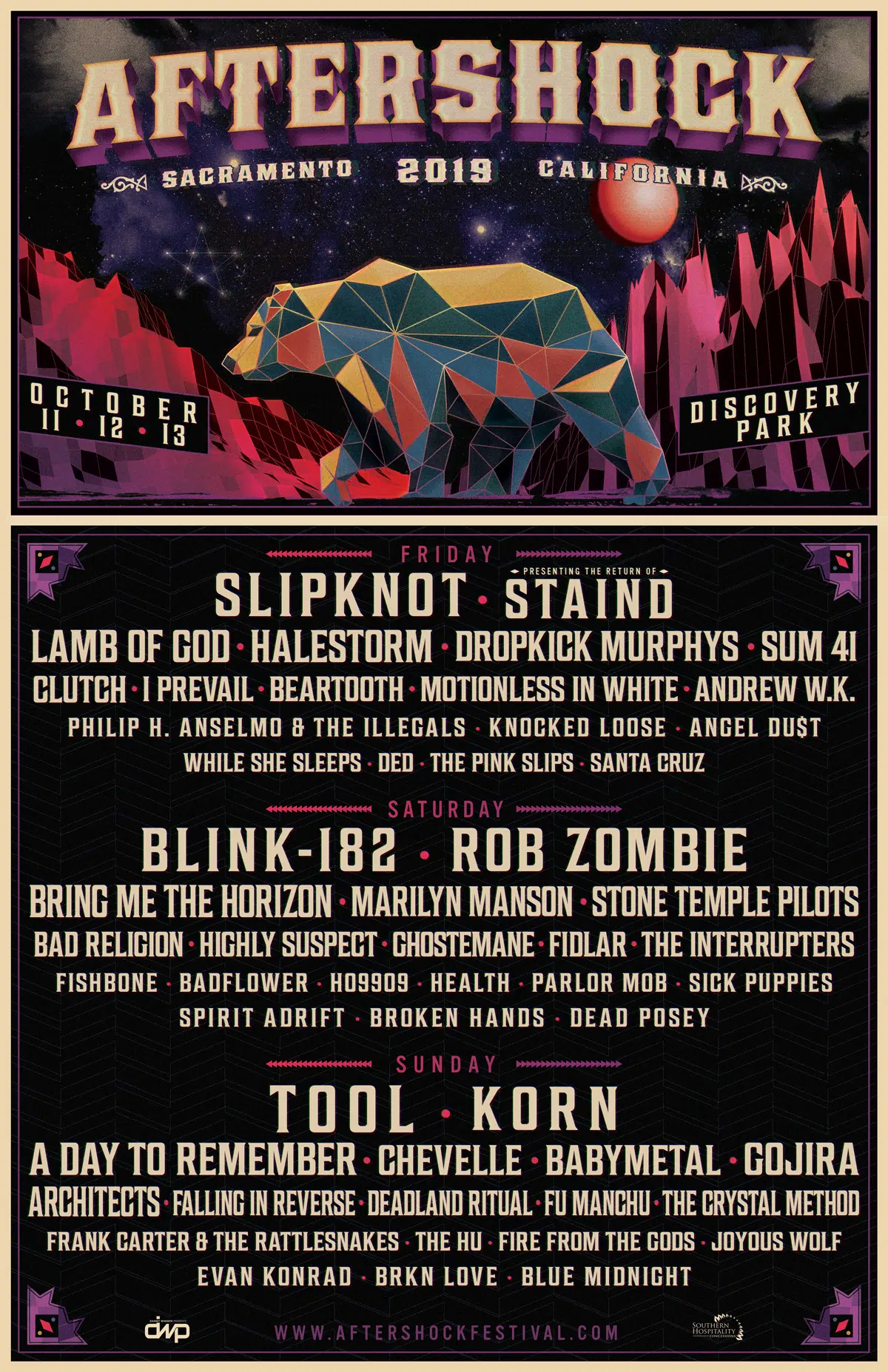 Aftershock Festival Slipknot Blink 182 Tool Razor 94 7 104 7
