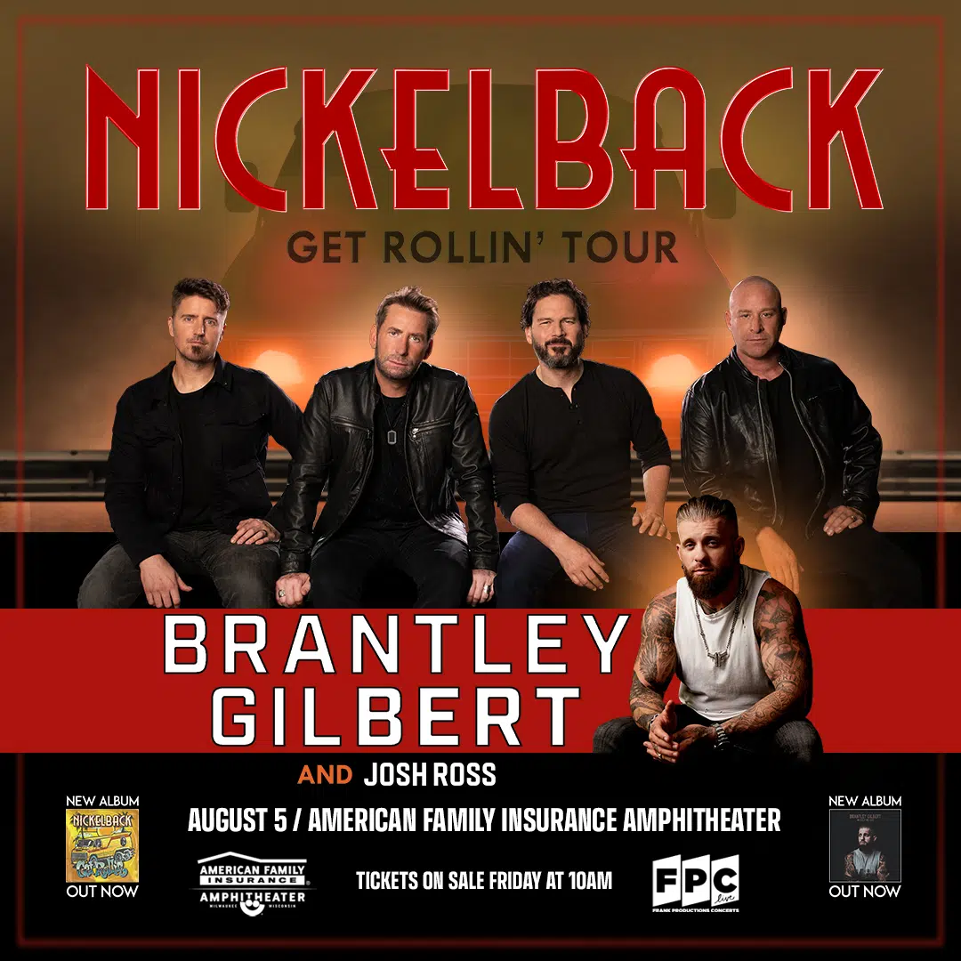 Nickelback, Brantley Gilbert Razor 94.7 104.7 The Cutting Edge of Rock