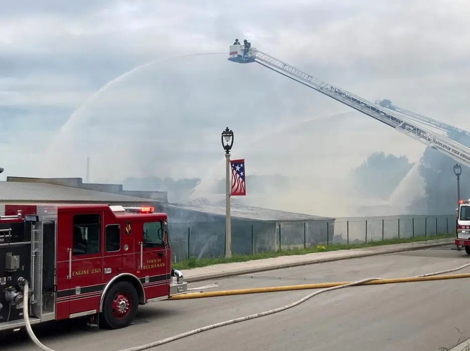 Combined Locks warehouse fire keeps multiple fire departments busy