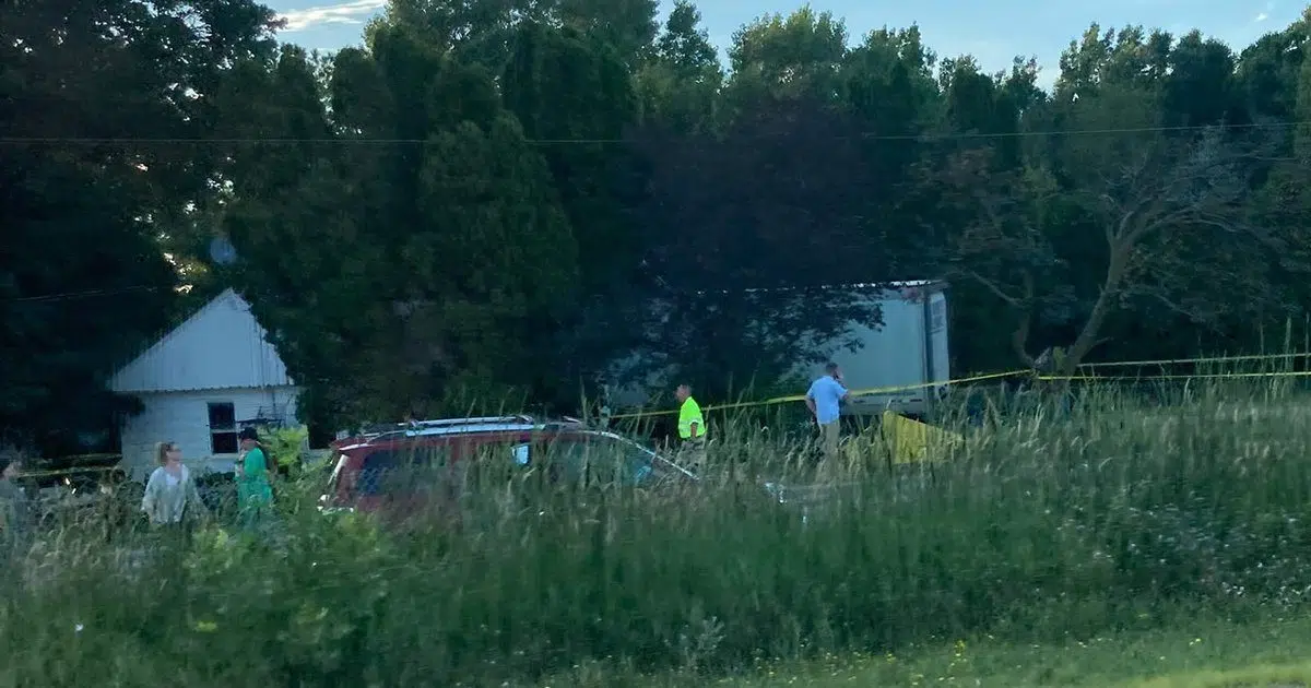 Traffic citations issued in connection with fatal semi/house crash on I