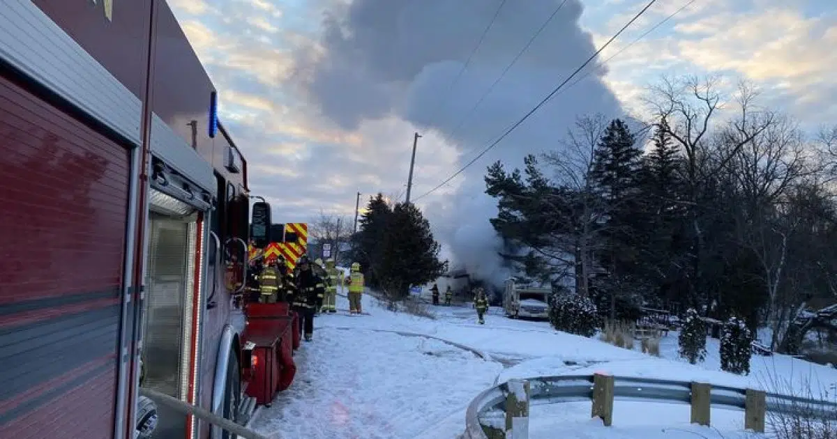 Fire destroys home near Kiel 105.7 WAPL Wisconsin's Classic Rock