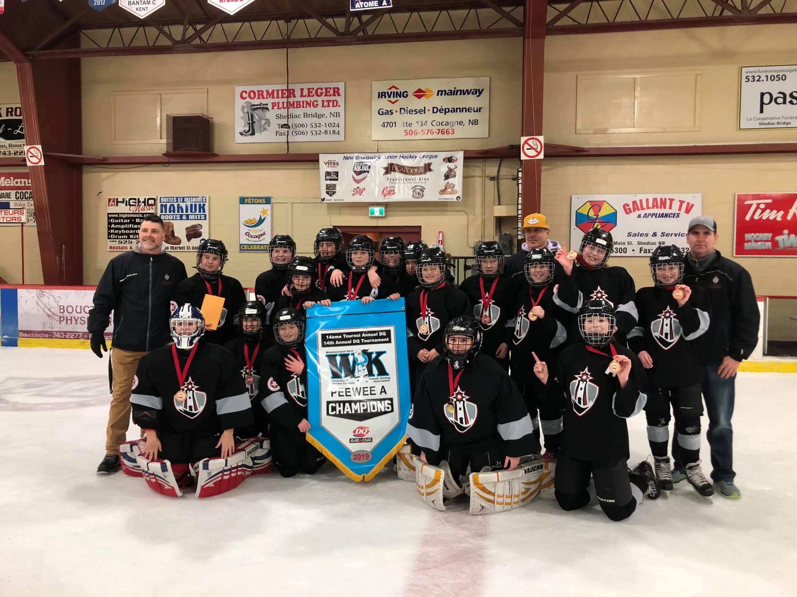 Dairy Queen Female Hockey Tournament results (from Moncton Sunday