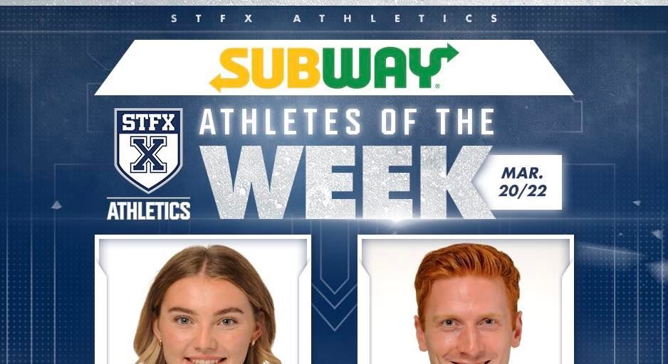 STFX Athletes of the Week - Vimarsana News