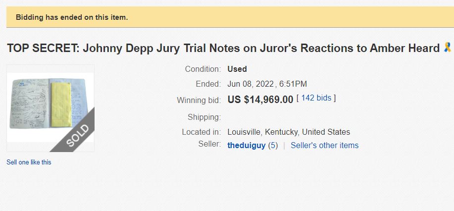 Making a buck (or 14,969) off the Johnny Depp/Amber Heard trial - Vimarsana News