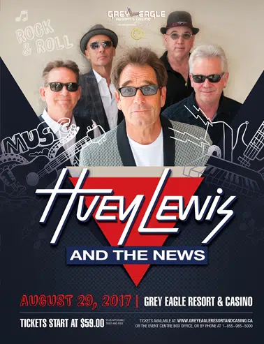 HUEY LEWIS AND THE NEWS SIGNED AUTOGRAPH 8x10 RP PHOTO GREAT CLASSIC ROCK 