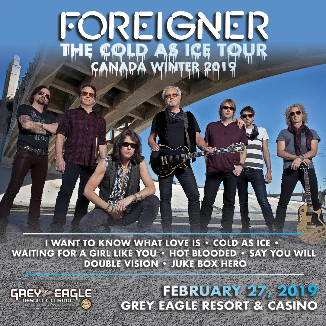 Foreigner The Cold As Ice Tour XL 103 Calgary