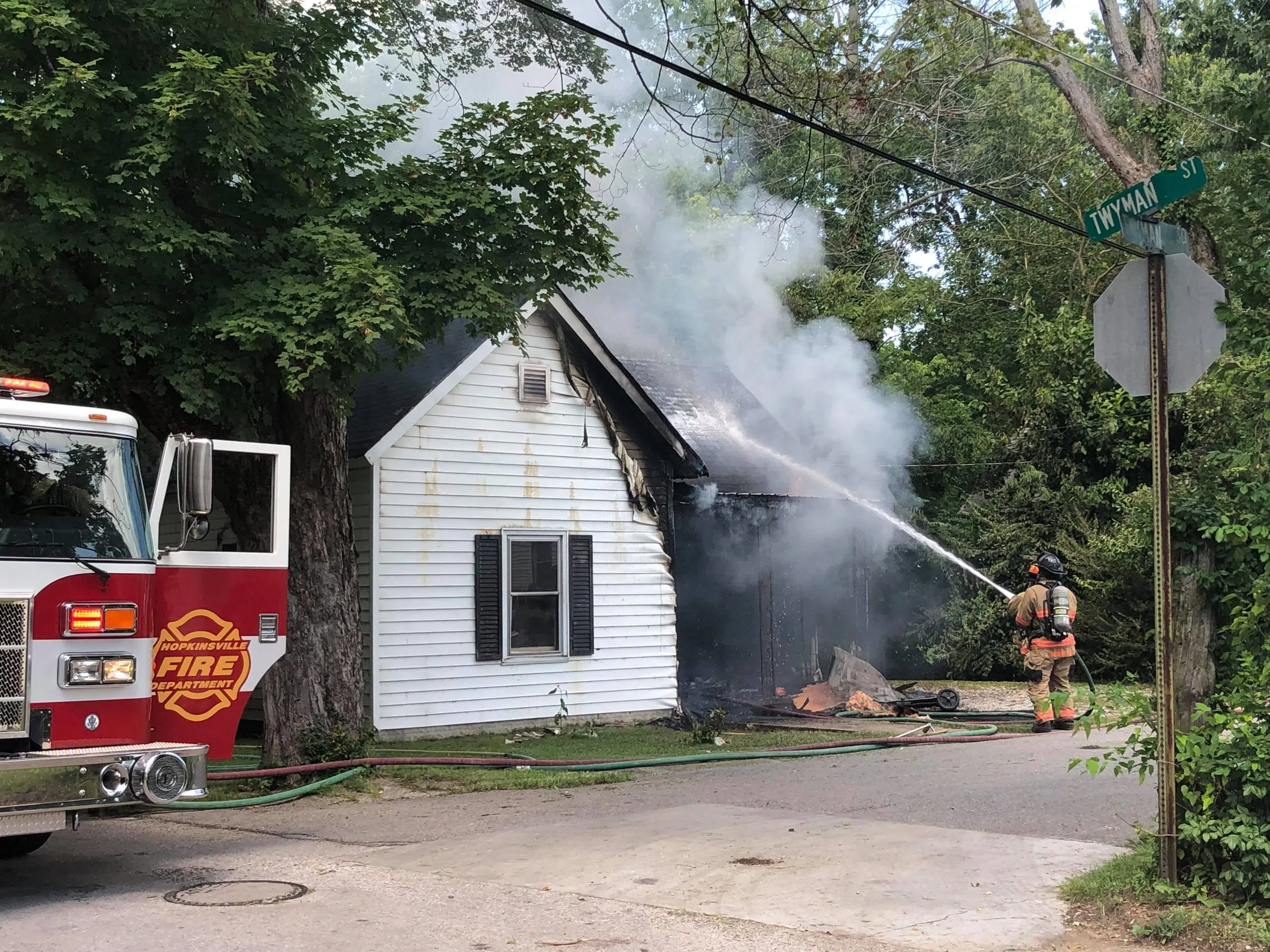 Home heavily damaged, dog killed in Twyman Square fire | WHOP 1230 AM ...