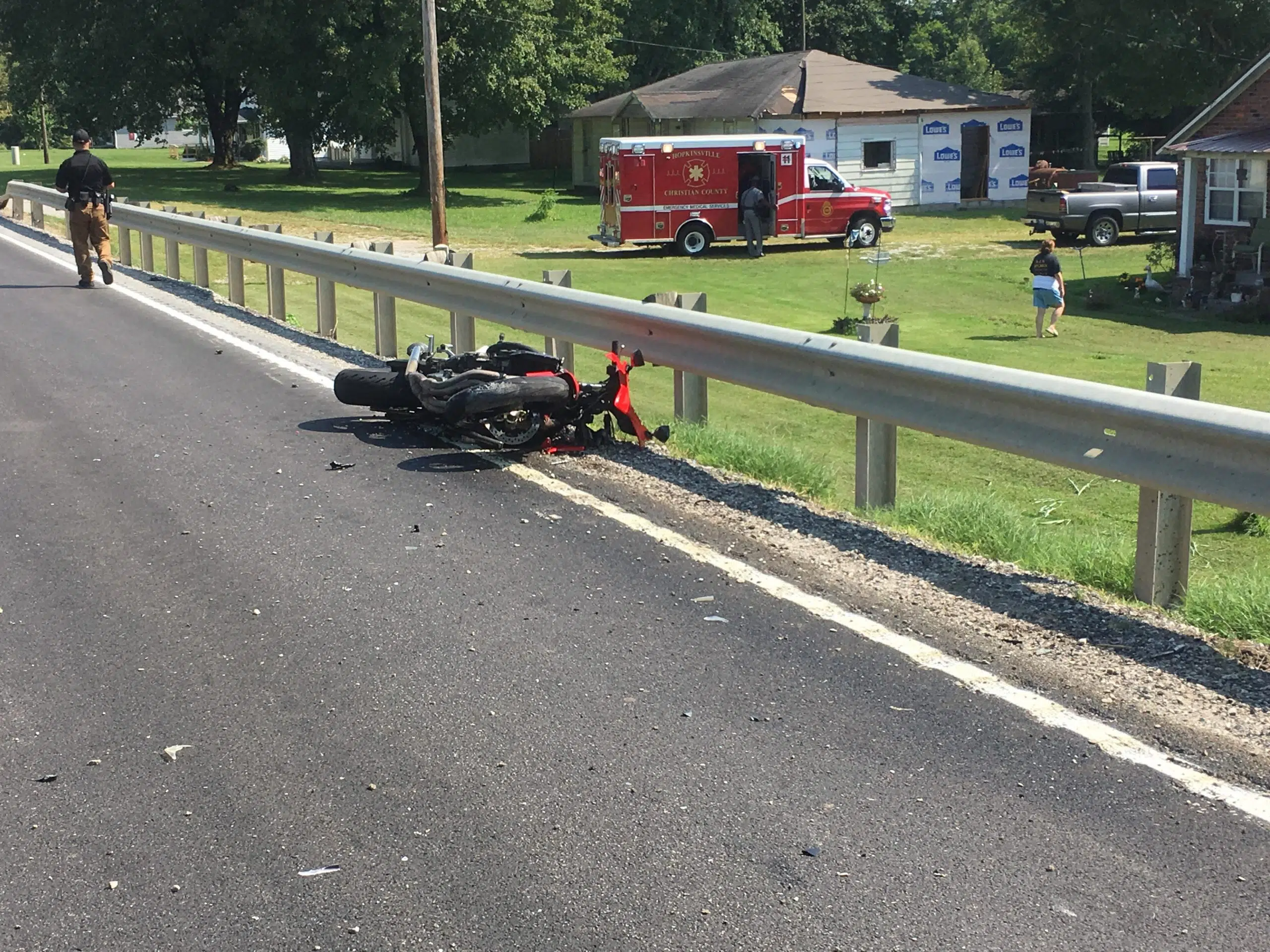 UPDATED: Pursuit Ends In Wreck, Motorcyclist Injured | WHOP 1230 AM ...