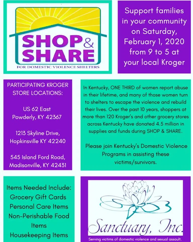 sanctuary inc collecting needed items at area kroger stores saturday whop 1230 am news radio sanctuary inc collecting needed items