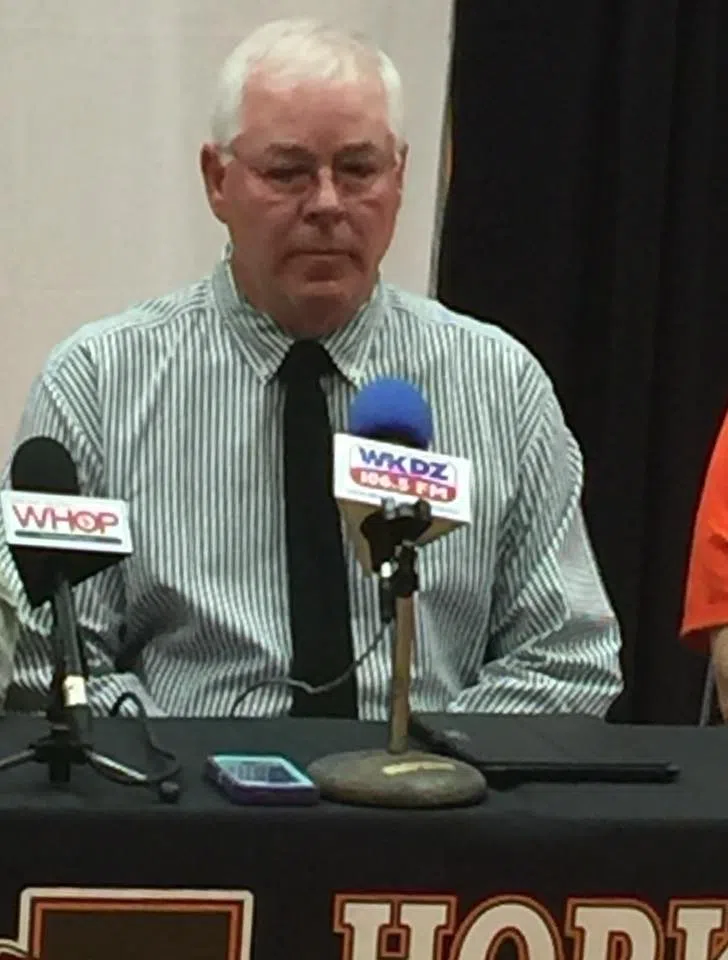 HHS football coach Clayton holding news conference WHOP 1230 AM