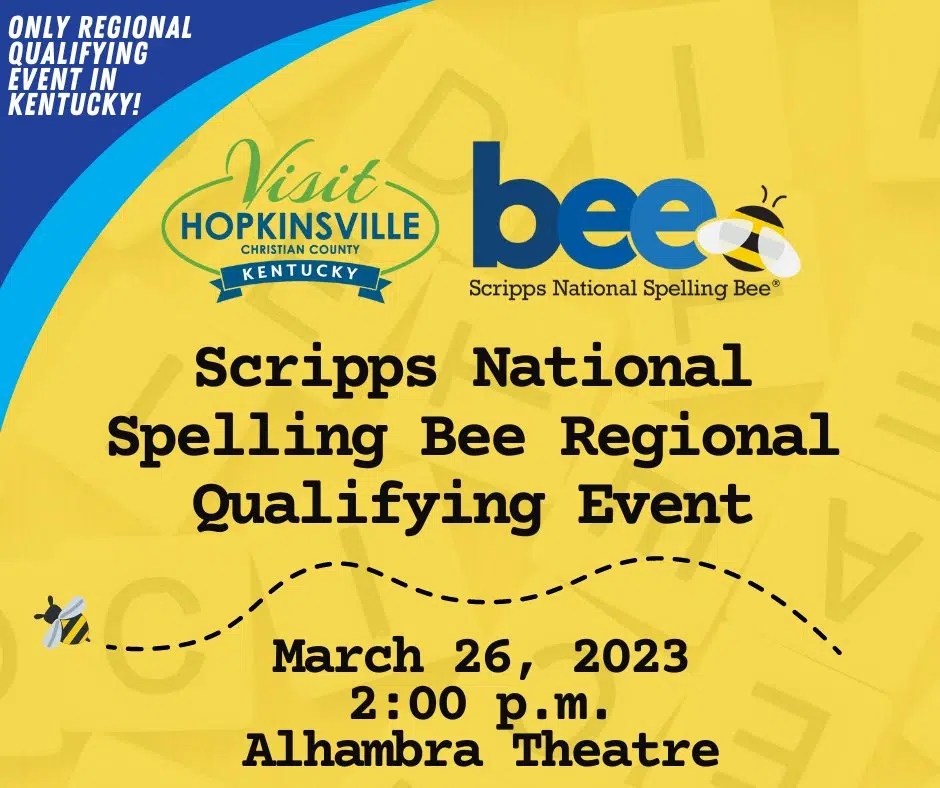 Visit Hopkinsville to host Scripps Spelling Bee qualifying event WHOP