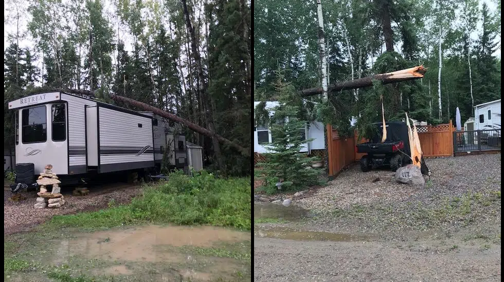 Powerful storm at Candle Lake sends people for cover, causes extensive ...