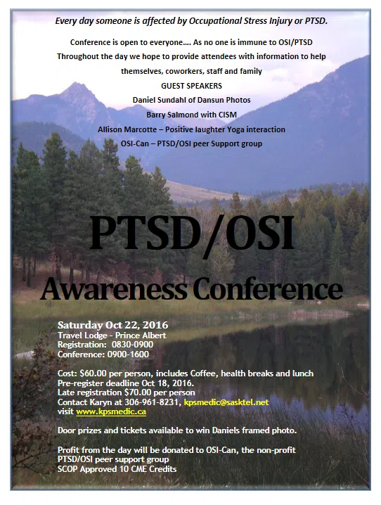 PTSD and OSI Conference in Prince Albert paNOW