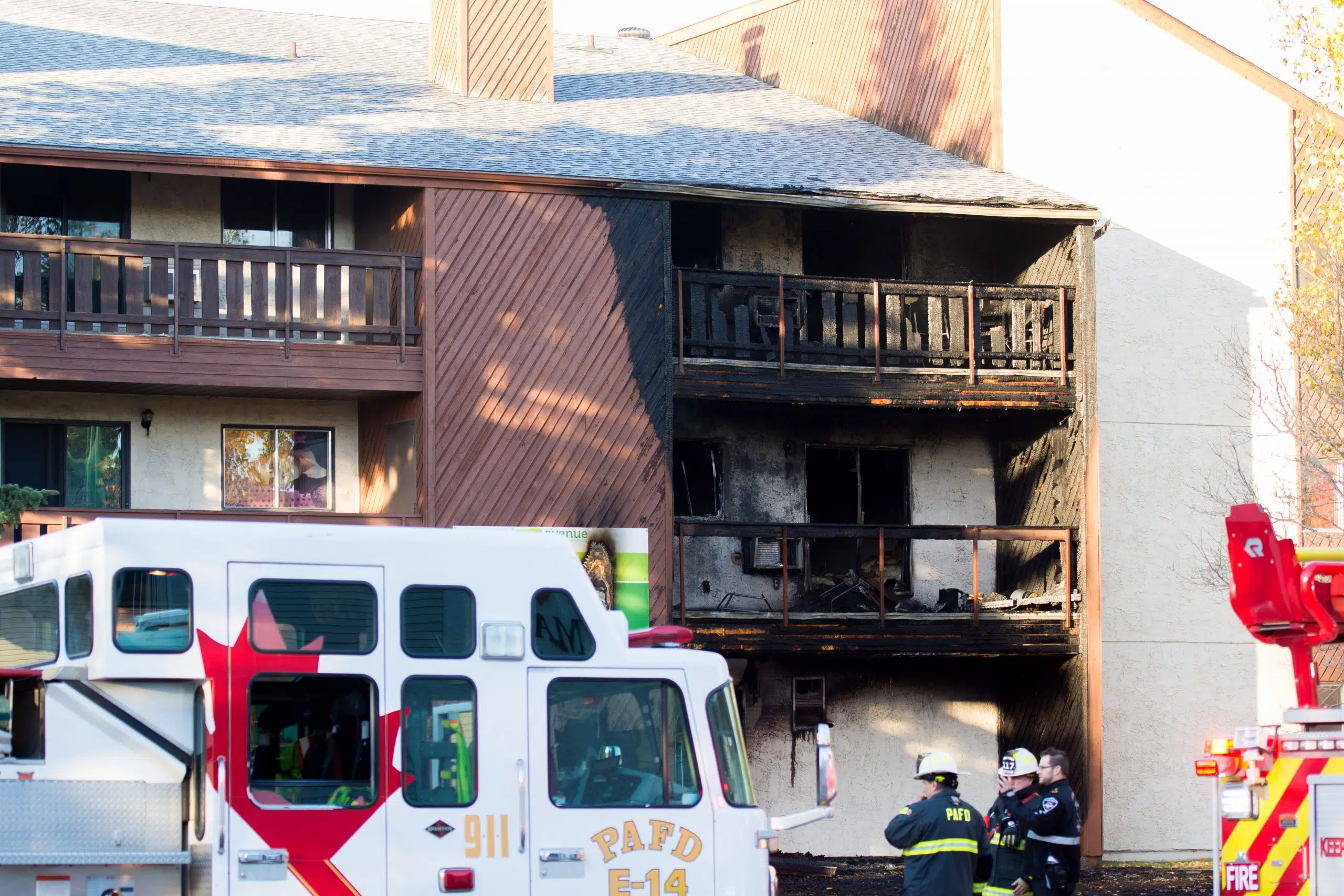 UPDATE Residents displaced after Crescent Heights apartment fire paNOW