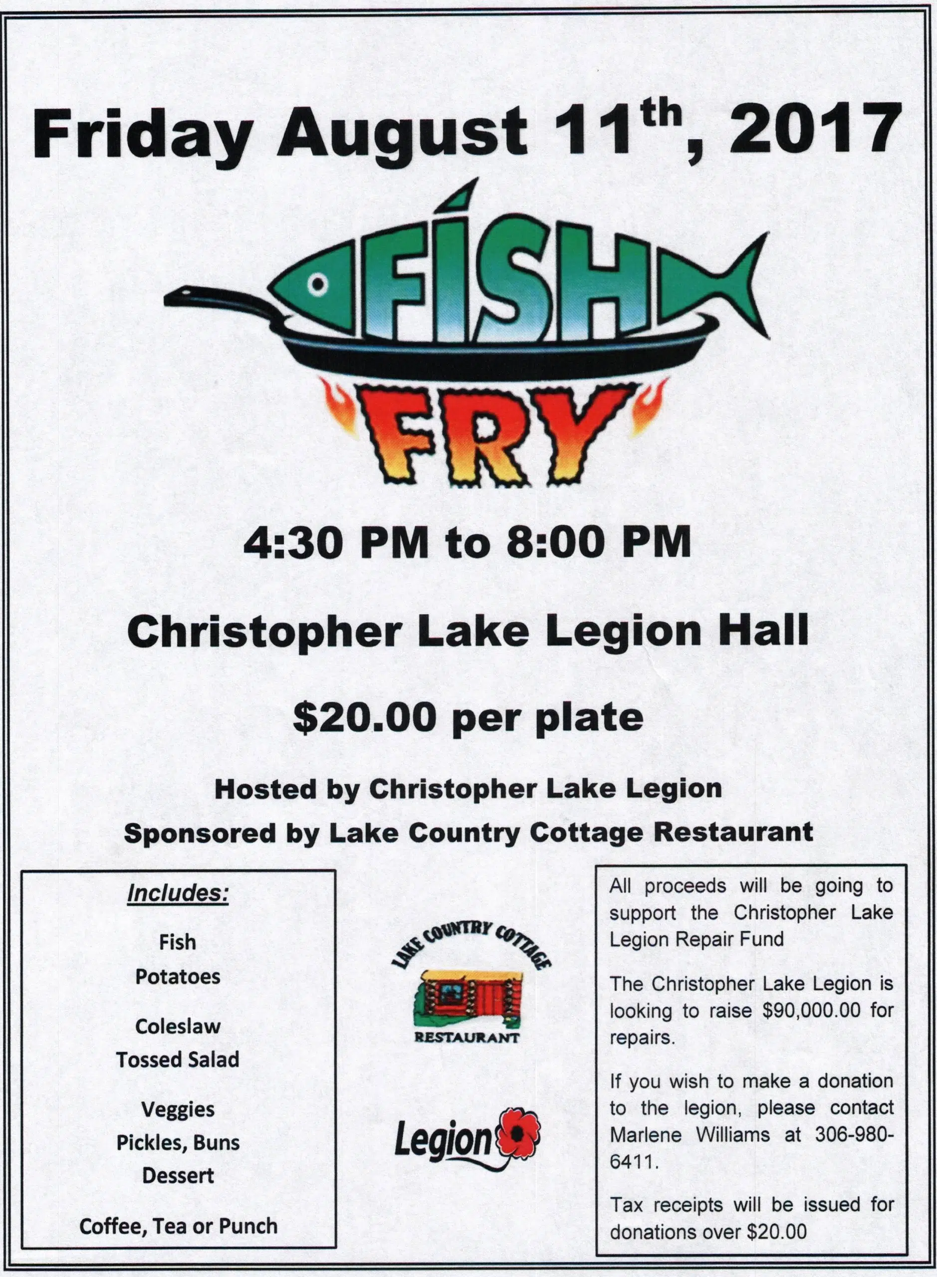 Christopher Lake Legion Fish Fry paNOW