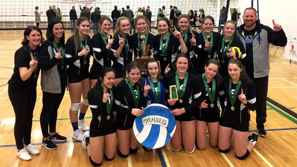 Marauders girls win 5A volleyball provincials | paNOW