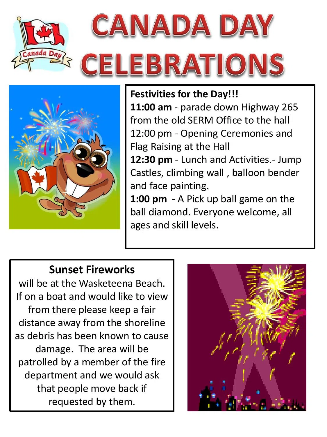 Canada Day Celebrations at Candle Lake paNOW