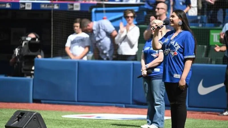 O Canada at the Toronto Blue Jays Home Opener! 