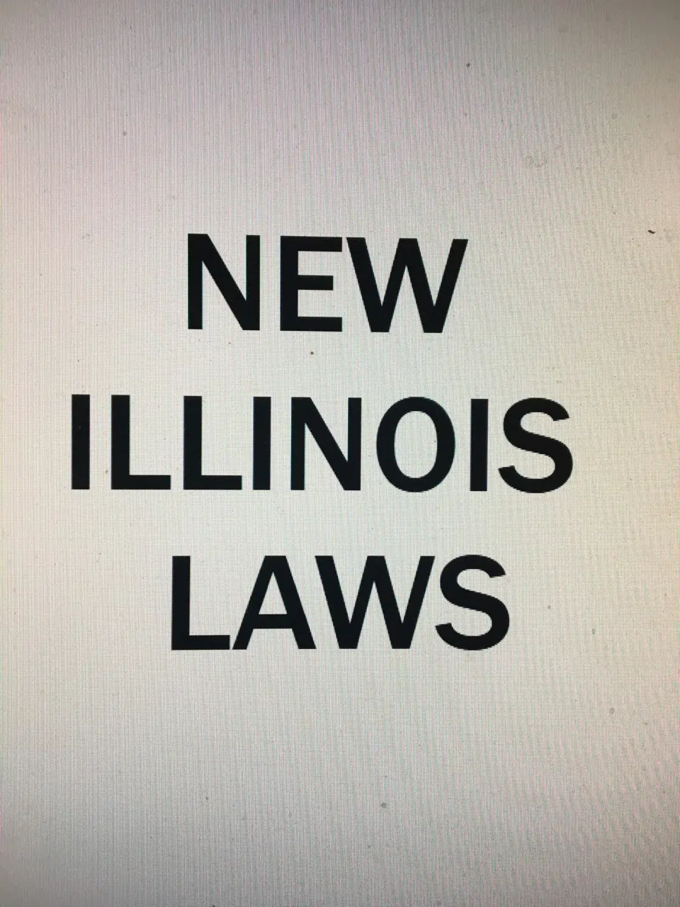 New Illinois Laws For 2020 Wikk 103 5 Fm The Eagle Classic Rock