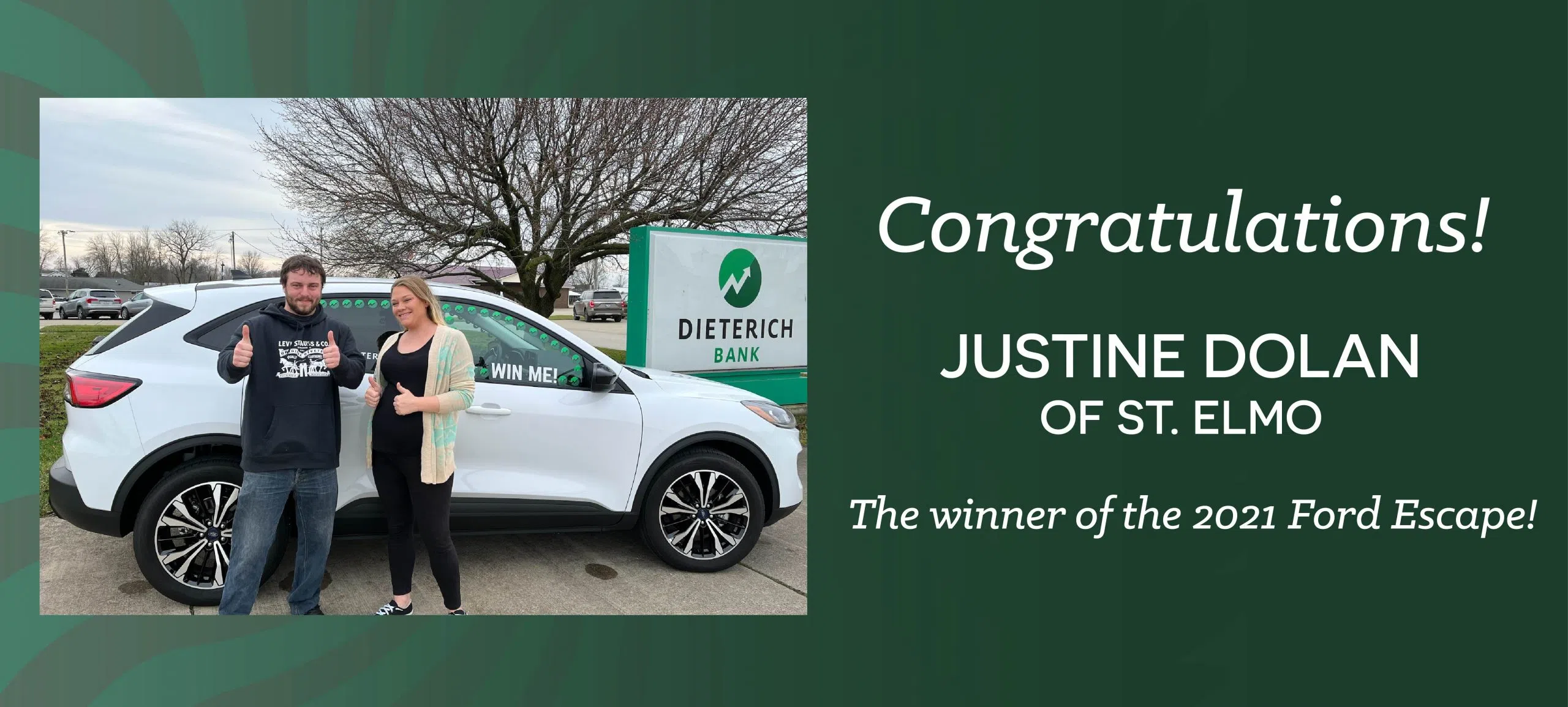 DIETERICH BANK WINNERS ANNOUNCED WSEI Freedom 92.9 FM The Best