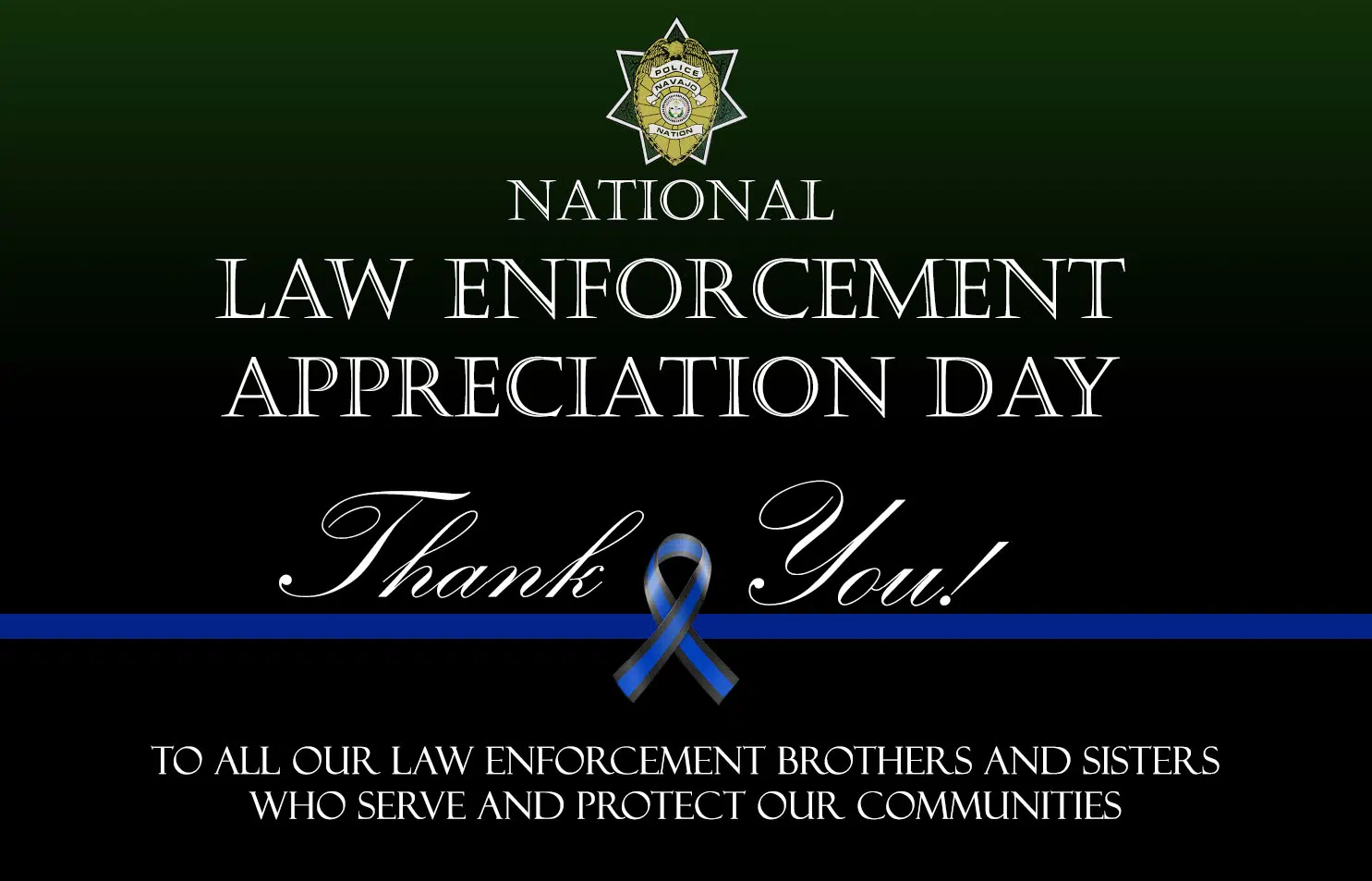 Law Enforcement Appreciation Week 2024 Image to u