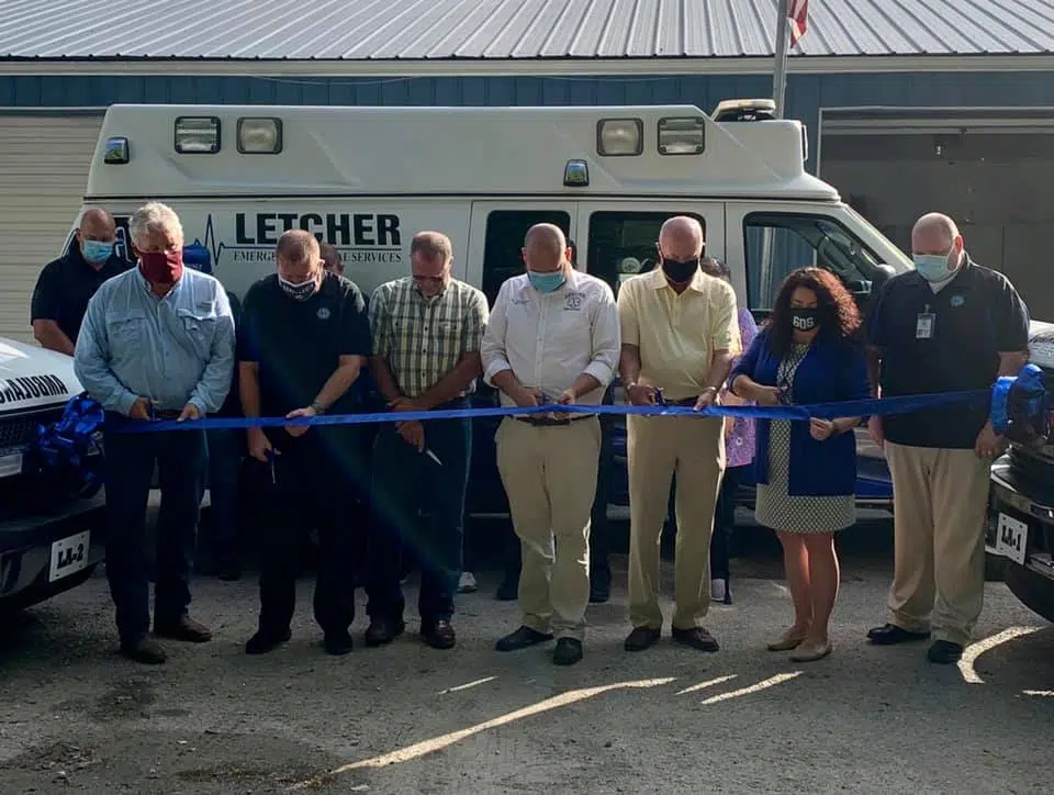 Ribbon Cutting Held for Letcher Fire and Rescue’s New ALS Service WTCW 95.1 FM/920 AM Real