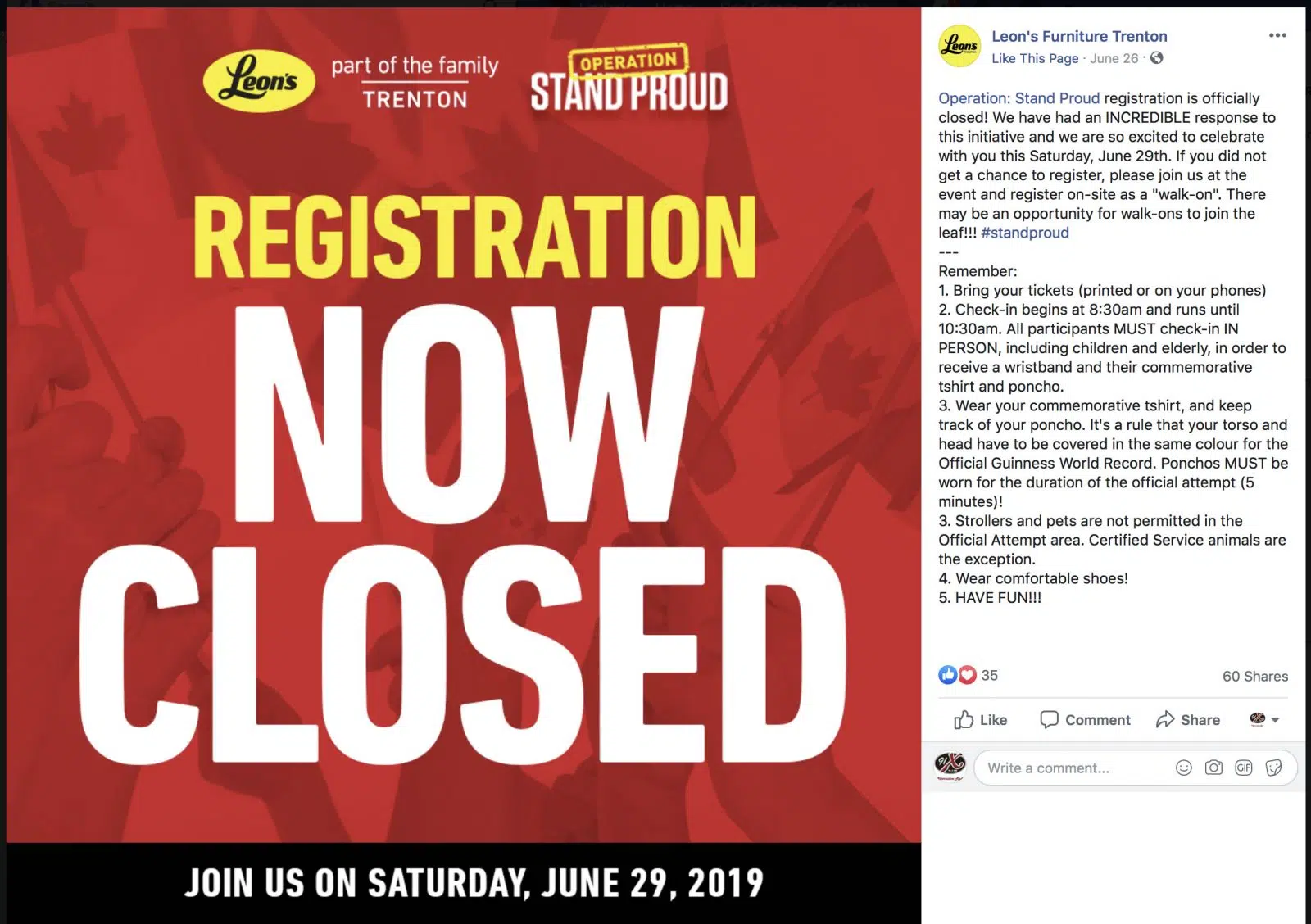 Join 91X at Operation Stand Proud 91X FM CJLX