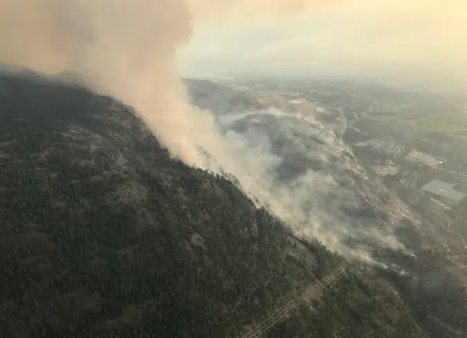 Wildfire North Of Oliver Grows To 225 Hectares Radio Nl Kamloops News