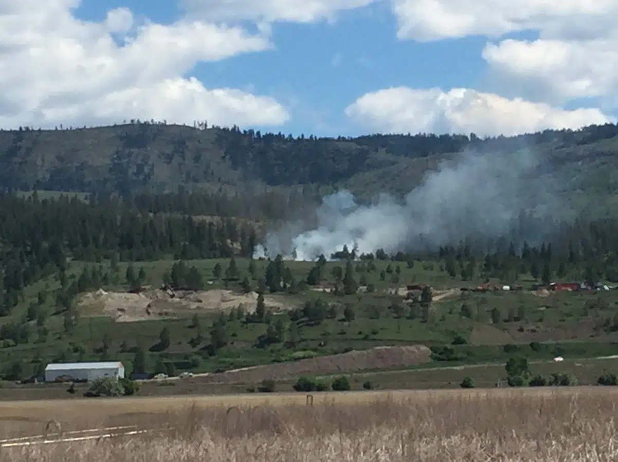 Update Brush fire near Tolko Mill in Heffley Creek under control