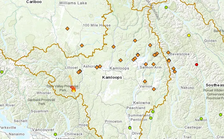 Wildfires continue to ignite across Kamloops Fire Centre | Radio NL ...