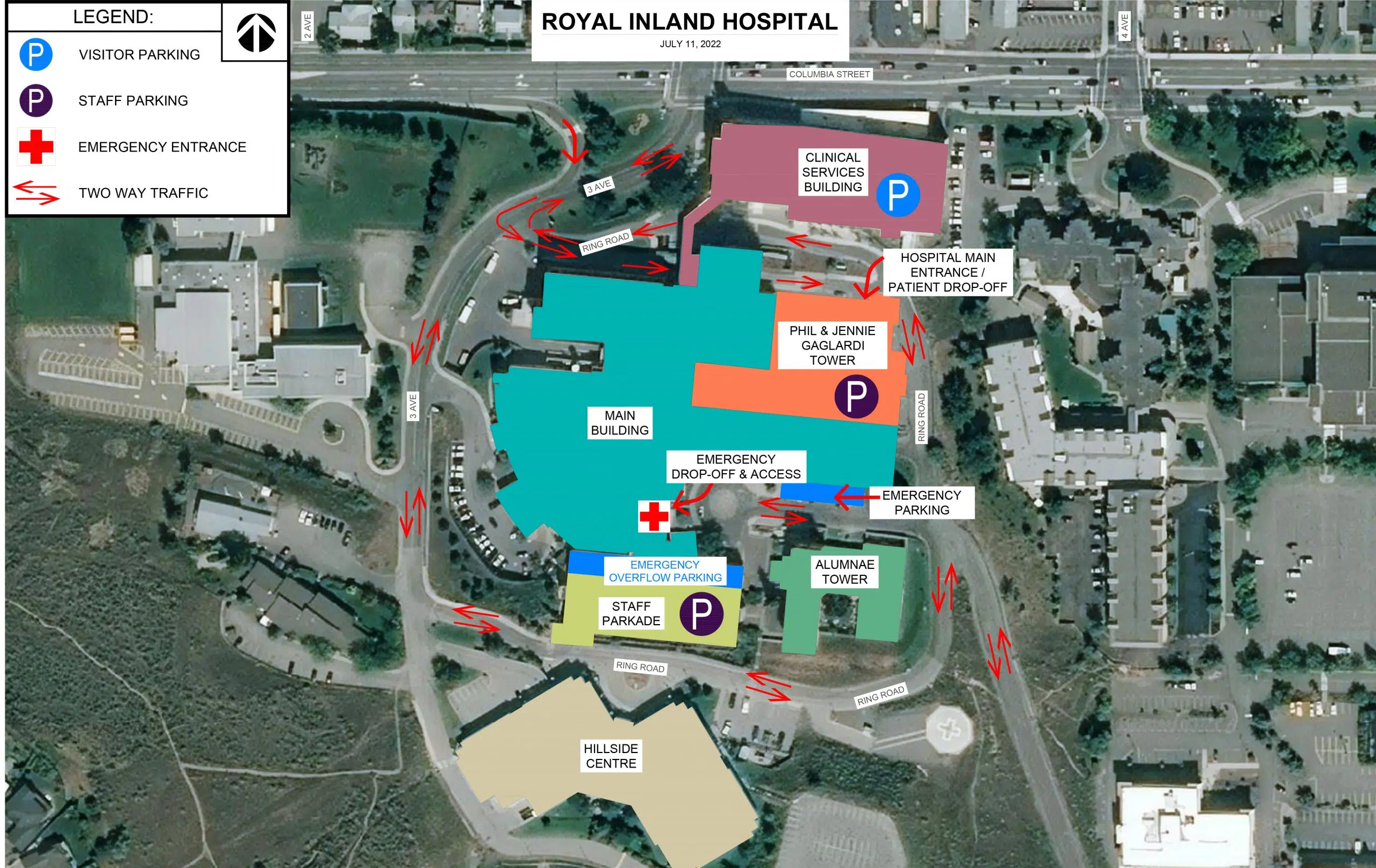 New Entrance At Royal Inland Hospital With Phil & Jennie Gaglardi Tower ...