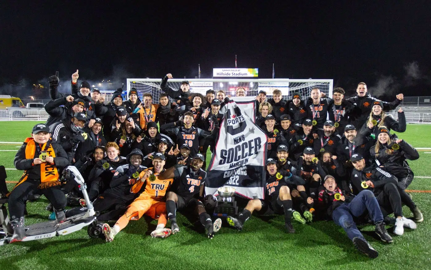 UPDATE - TRU WolfPack beat UBC Thunderbirds to win 2022 men's soccer nationals