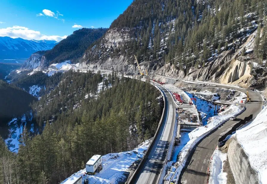 Five day closure coming to Highway 1 through the Kicking Horse Canyon