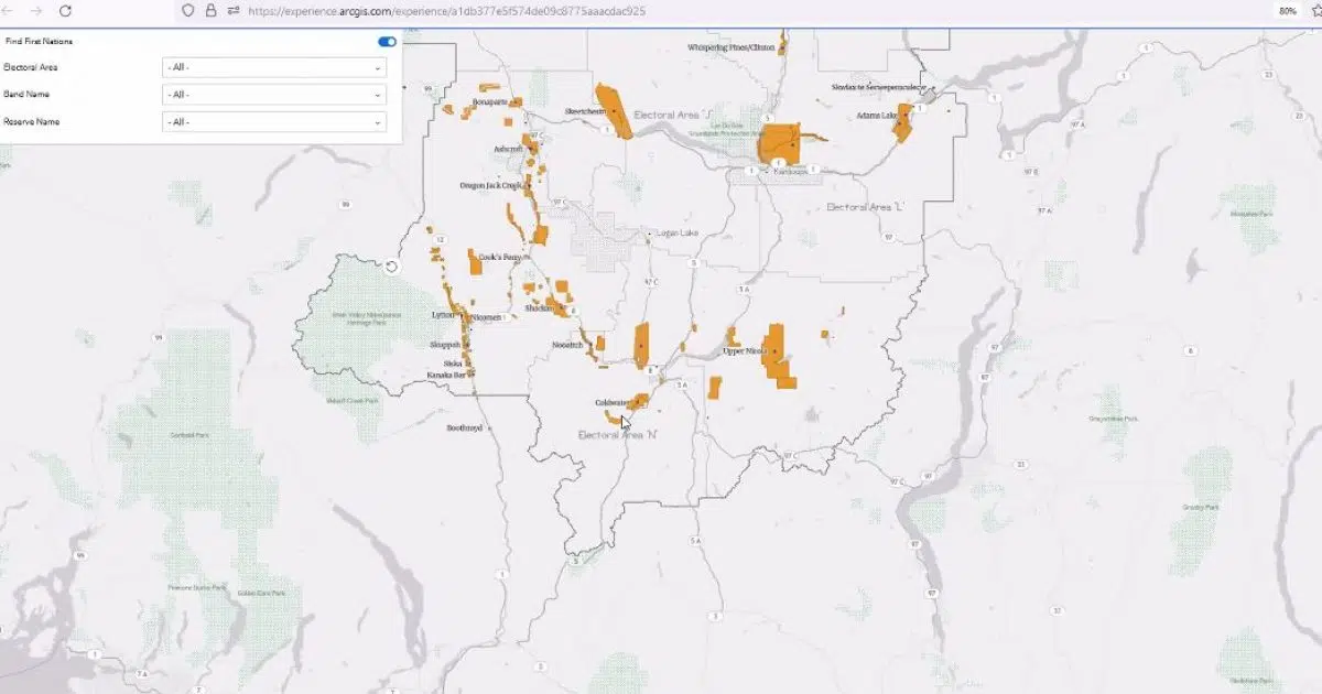 TNRD developing interactive map showcasing First Nations, reserve lands