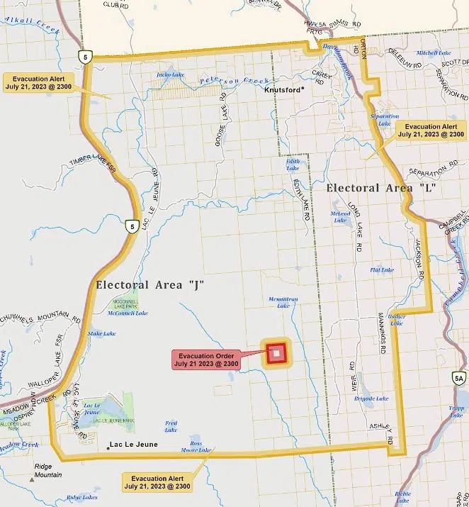 UPDATE – TNRD Issues Evacuation Order, Alerts South Of Kamloops Due To ...