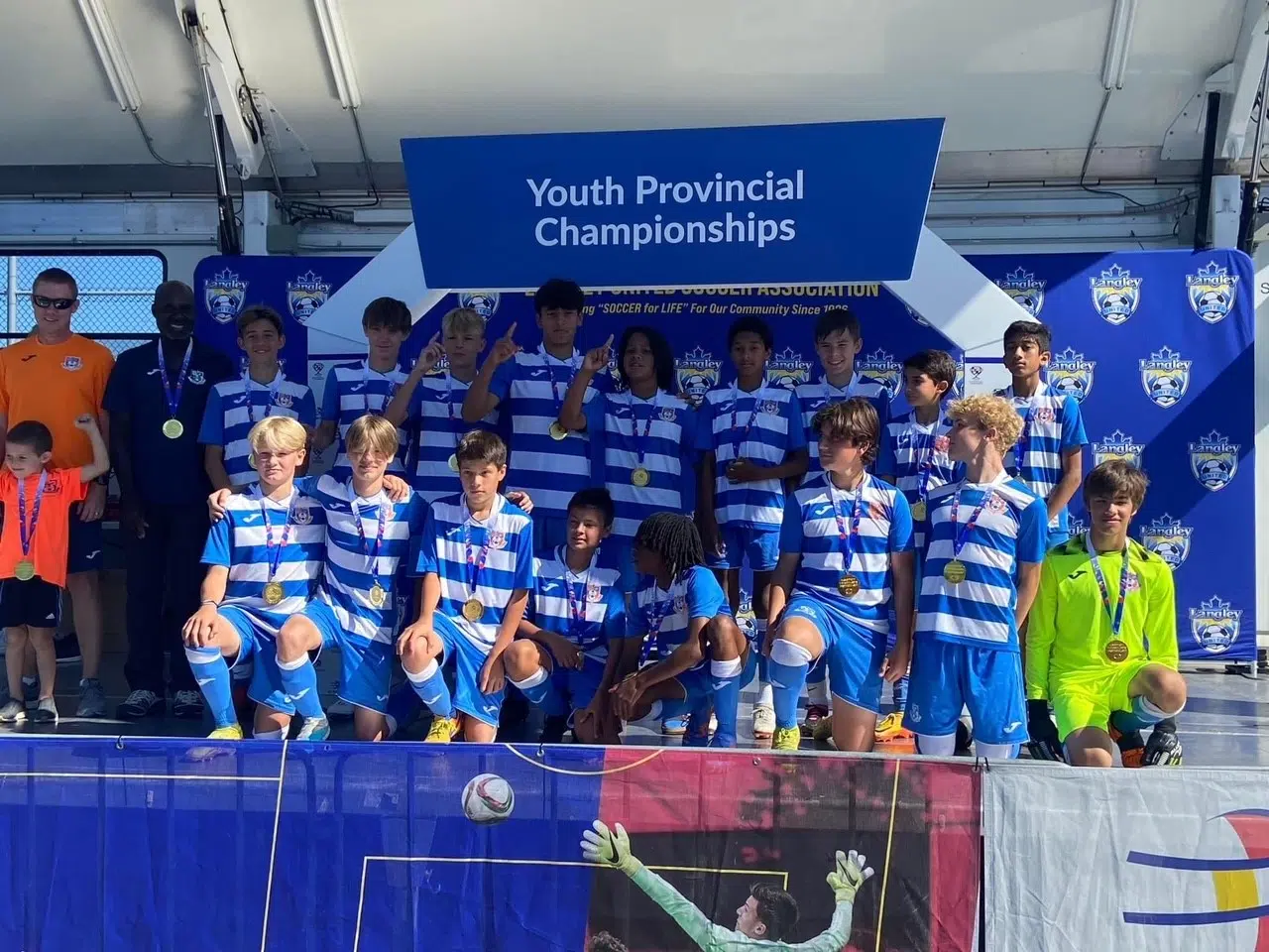 U13 Soccer Quest boys celebrate Provincial B Cup title Radio NL