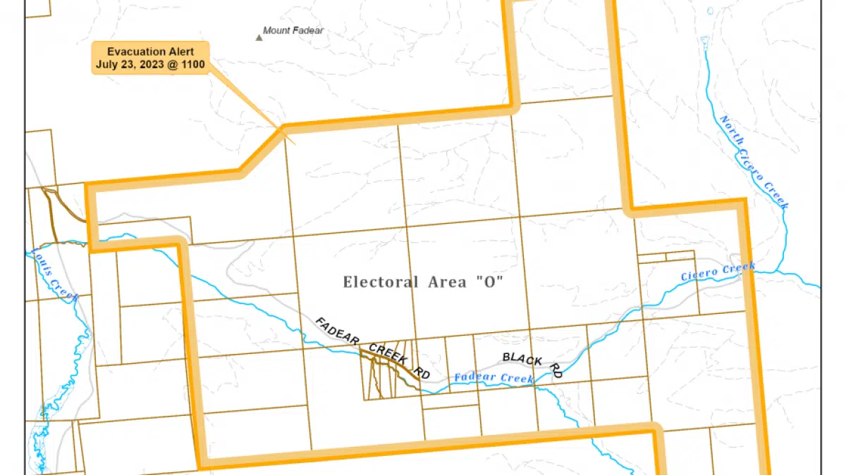 TNRD Issues Evacuation Alert Due To Bush Creek East Fire | Radio NL ...