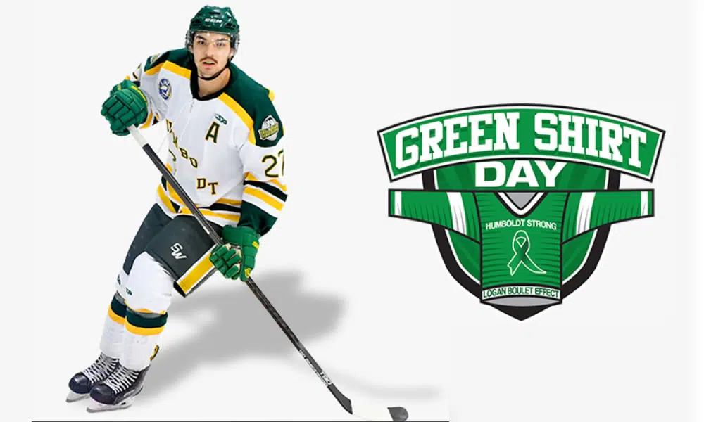 April 7th is Green Shirt Day Across Canada Country 600 CJWW