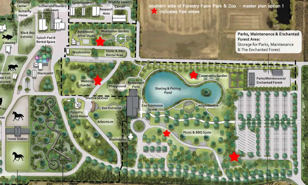 Forestry Farm Park and Zoo Master Plan in Development Country 600 CJWW
