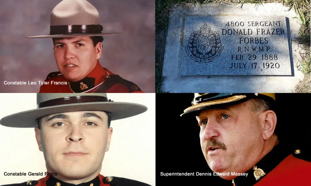 Four RCMP Officers Killed in the Line of Duty to be Honored | 98COOL