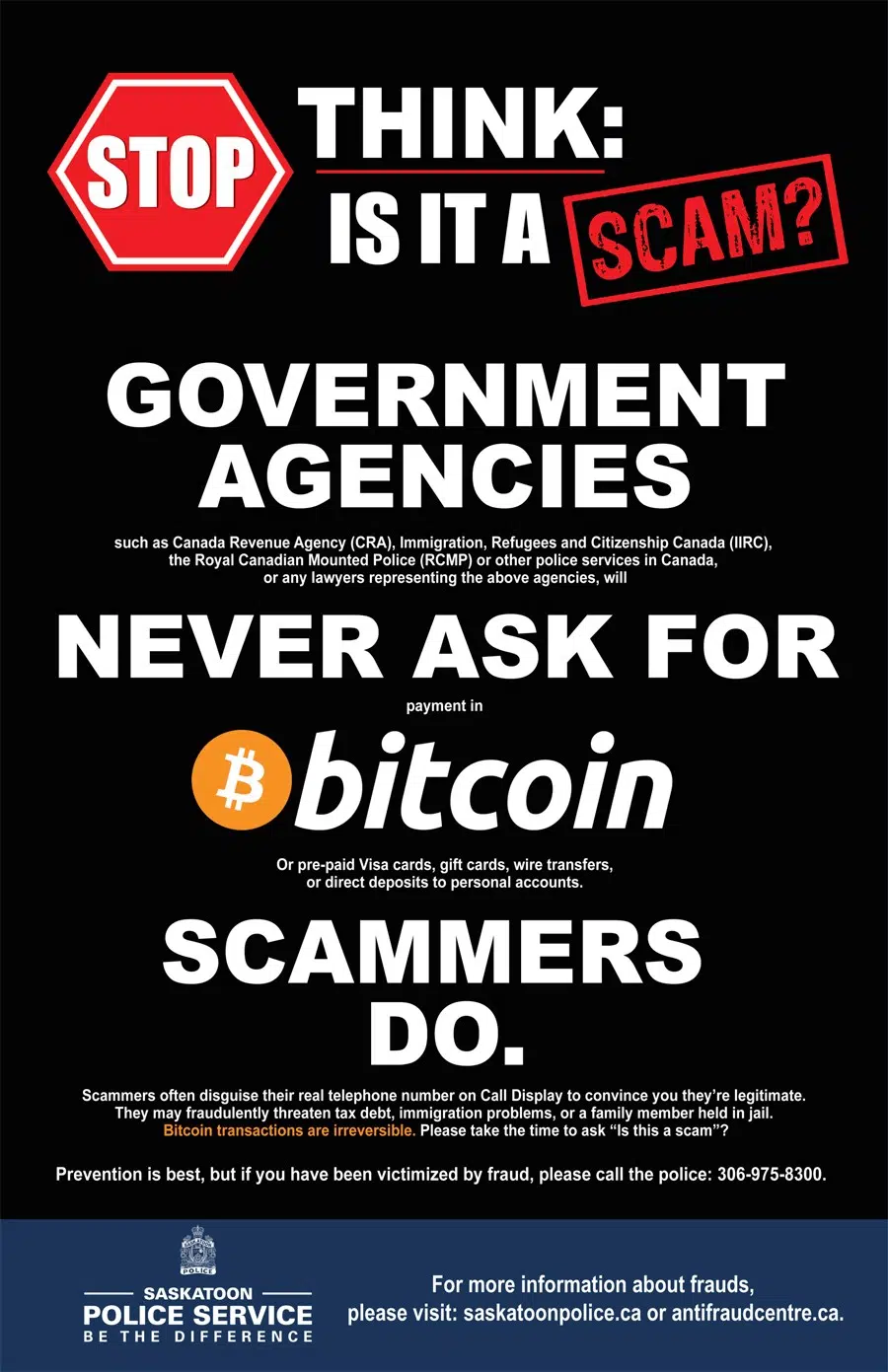Poster Campaign Targets Fraud Schemes Country 600 CJWW