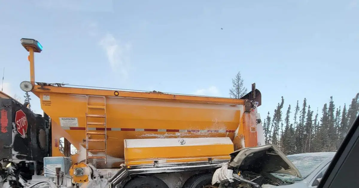 Highway Hotline urges caution behind snow plow after weekend accident