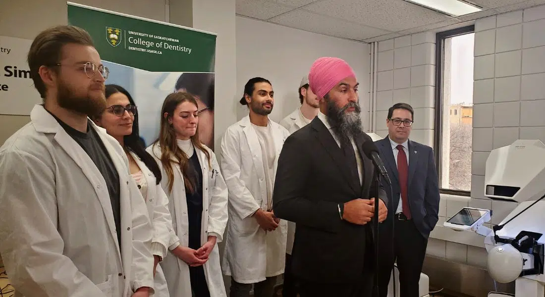 Jagmeet Singh says without NDP there would be no free dental program or