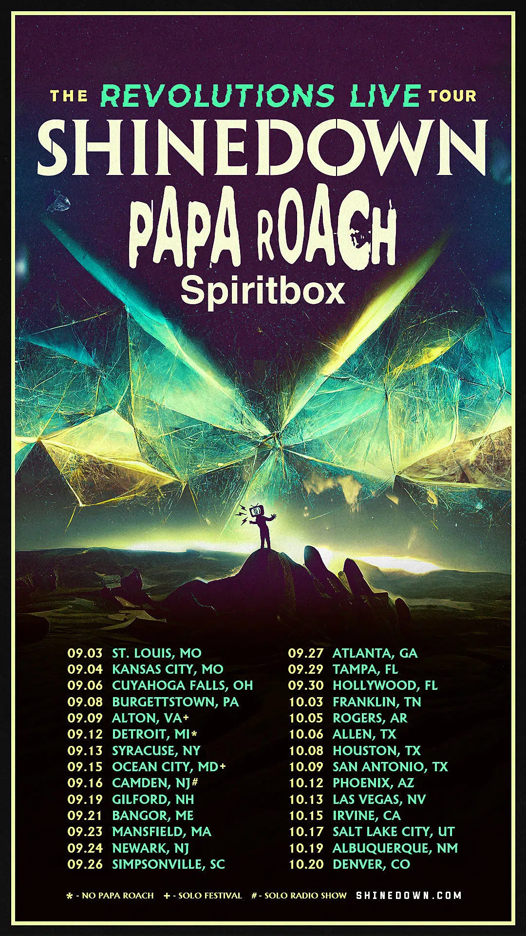 papa roach spiritbox tour
